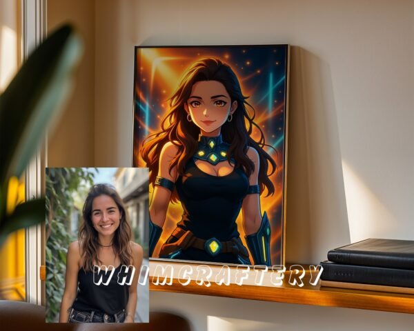 10c_mockup Fantasy Custom Anime Portrait from Photo | Personalized Digital Anime Drawing