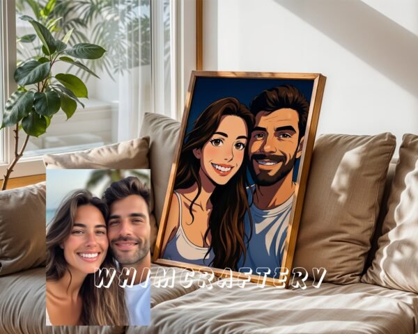 F10_5c_mockup Unique Custom Anime Portrait from Photo | Personalized Digital Anime Drawing