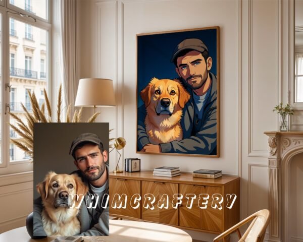 F10_9c_mockup Unique Custom Anime Portrait from Photo | Personalized Digital Anime Drawing