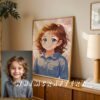 F11_8c_mockup Pastel Custom Anime Portrait from Photo | Personalized Digital Anime Drawing