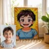 F13_10c_mockup Whimsical Custom Anime Portrait from Photo | Personalized Digital Anime Drawing