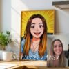 F13_2c_mockup Whimsical Custom Anime Portrait from Photo | Personalized Digital Anime Drawing