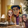 F13_3c_mockup Whimsical Custom Anime Portrait from Photo | Personalized Digital Anime Drawing