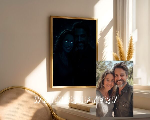 F14_2c_mockup Mystical Custom Anime Portrait from Photo | Personalized Digital Anime Drawing