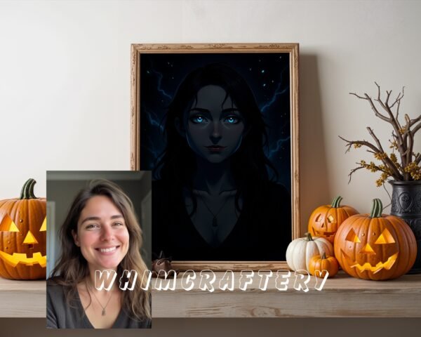 F14_6c_mockup Mystical Custom Anime Portrait from Photo | Personalized Digital Anime Drawing