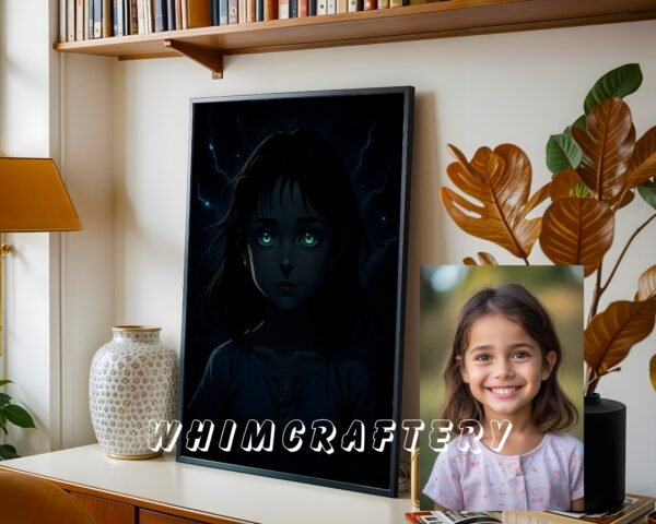 F14_7c_mockup Mystical Custom Anime Portrait from Photo | Personalized Digital Anime Drawing