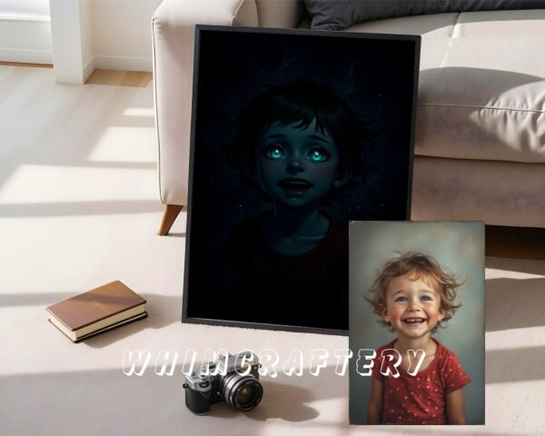 F14_8c_mockup Mystical Custom Anime Portrait from Photo | Personalized Digital Anime Drawing