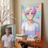 F15_1c_mockup Joyful Custom Anime Portrait from Photo | Personalized Digital Anime Drawing