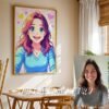 F15_6c_mockup Joyful Custom Anime Portrait from Photo | Personalized Digital Anime Drawing