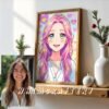 F15_7c_mockup Joyful Custom Anime Portrait from Photo | Personalized Digital Anime Drawing