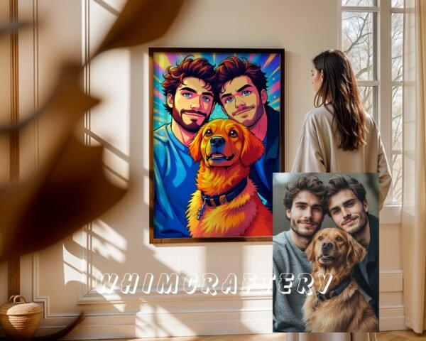 F17_7c_mockup Bold Custom Anime Portrait from Photo | Personalized Digital Anime Drawing