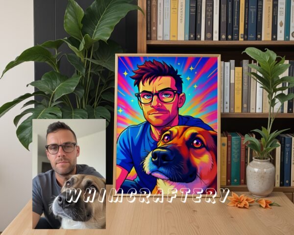 F17_9c_mockup Bold Custom Anime Portrait from Photo | Personalized Digital Anime Drawing