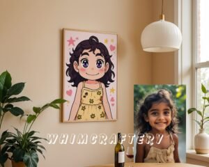 F18_10c_mockup Kawaii Custom Anime Portrait from Photo | Personalized Digital Anime Drawing