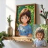 F19_9c_mockup Inspired Custom Anime Portrait from Photo | Personalized Digital Anime Drawing