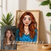 F1_10c_mockup Quirky Custom Anime Portrait from Photo | Personalized Digital Anime Drawing