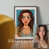 F1_1c_mockup Quirky Custom Anime Portrait from Photo | Personalized Digital Anime Drawing