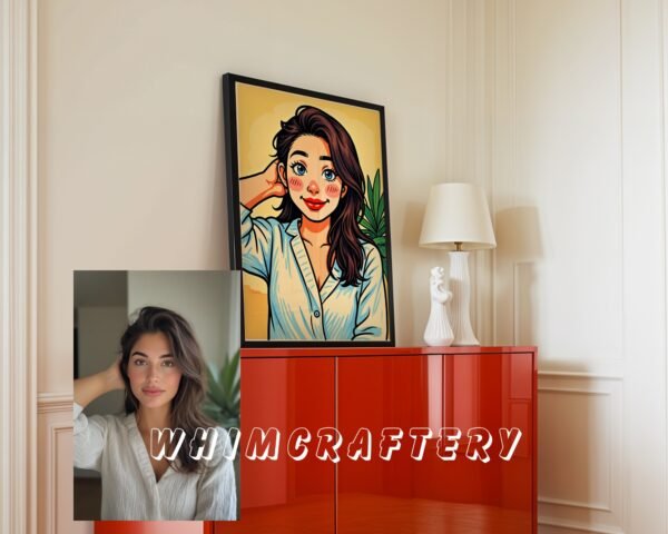 F1_5c_mockup Quirky Custom Anime Portrait from Photo | Personalized Digital Anime Drawing