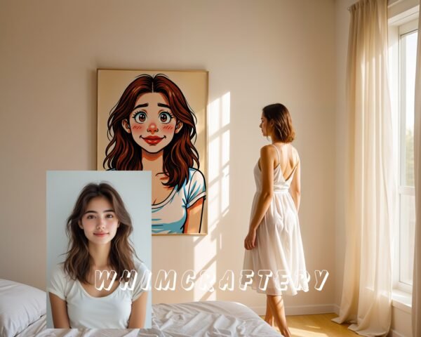 F1_9c_mockup Quirky Custom Anime Portrait from Photo | Personalized Digital Anime Drawing