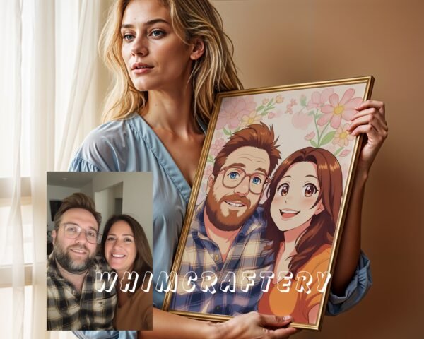 F21_2c_mockup Dreamy Custom Anime Portrait from Photo | Personalized Digital Anime Drawing