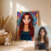 F22_2c_mockup Quirky Custom Anime Portrait from Photo | Personalized Digital Anime Drawing