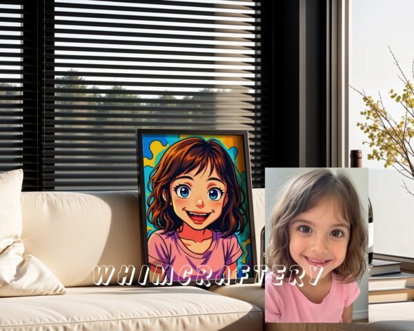 F22_8c_mockup Quirky Custom Anime Portrait from Photo | Personalized Digital Anime Drawing