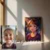 F23_6c_mockup Fantasy Custom Anime Portrait from Photo | Personalized Digital Anime Drawing