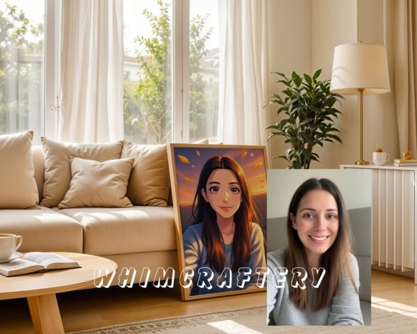 F23_8c_mockup Fantasy Custom Anime Portrait from Photo | Personalized Digital Anime Drawing