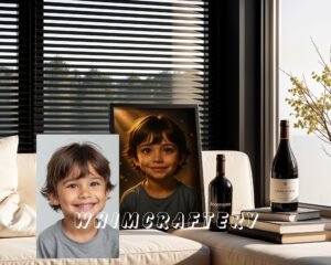 F24_10c_mockup Charming Custom Anime Portrait from Photo | Personalized Digital Anime Drawing