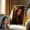 F24_3c_mockup Charming Custom Anime Portrait from Photo | Personalized Digital Anime Drawing