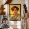F26_1c_mockup Charming Custom Anime Portrait from Photo | Personalized Digital Anime Drawing