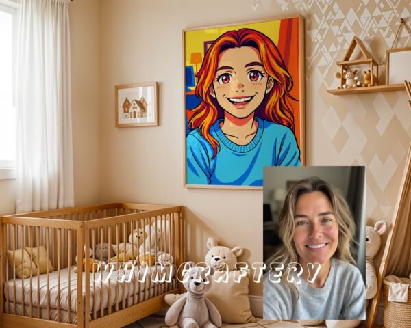 F28_6c_mockup Playful Custom Anime Portrait from Photo | Personalized Digital Anime Drawing