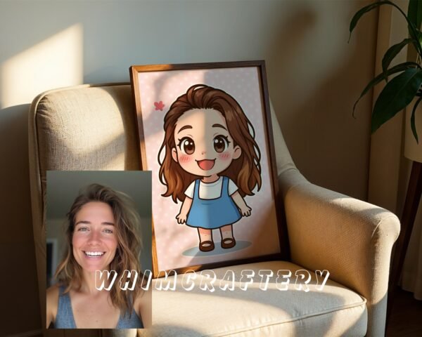 F29_5c_mockup Lovely Custom Anime Portrait from Photo | Personalized Digital Anime Drawing