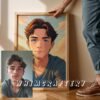 F2_1c_mockup Gentle Custom Anime Portrait from Photo | Personalized Digital Anime Drawing