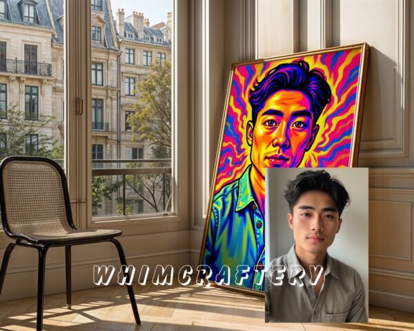 F30_2c_mockup Quirky Custom Anime Portrait from Photo | Personalized Digital Anime Drawing