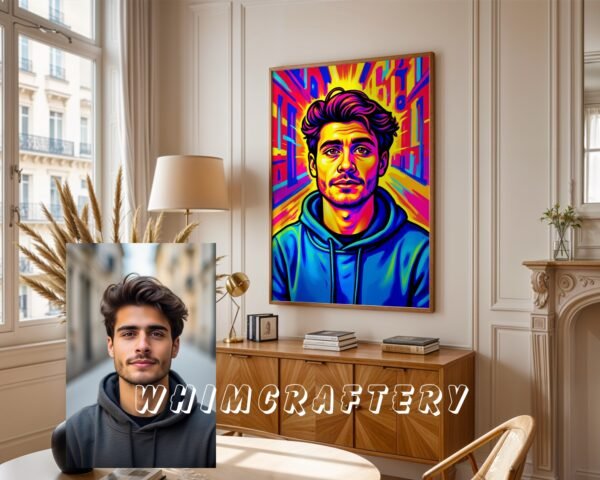 F30_3c_mockup Quirky Custom Anime Portrait from Photo | Personalized Digital Anime Drawing