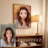 F4_10c_mockup Inspired Custom Anime Portrait from Photo | Personalized Digital Anime Drawing