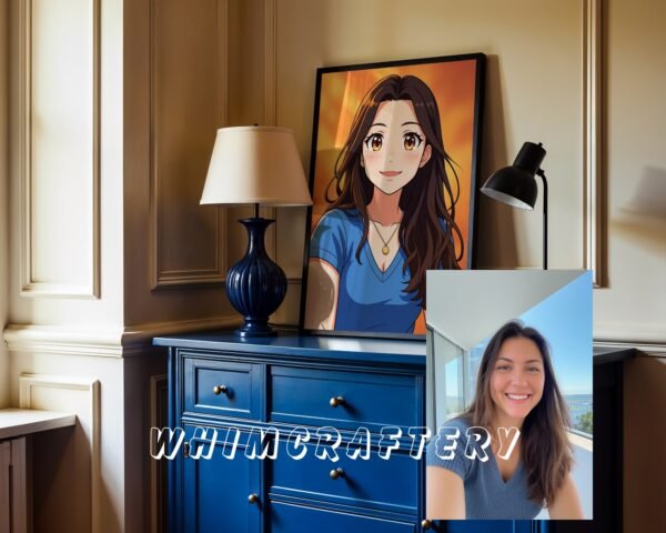 F4_9c_mockup Inspired Custom Anime Portrait from Photo | Personalized Digital Anime Drawing