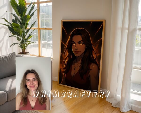 F6_3c_mockup Magical Custom Anime Portrait from Photo | Personalized Digital Anime Drawing