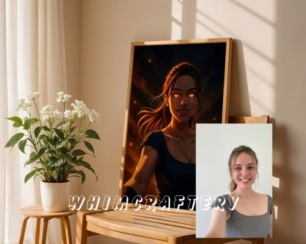 F6_8c_mockup Magical Custom Anime Portrait from Photo | Personalized Digital Anime Drawing