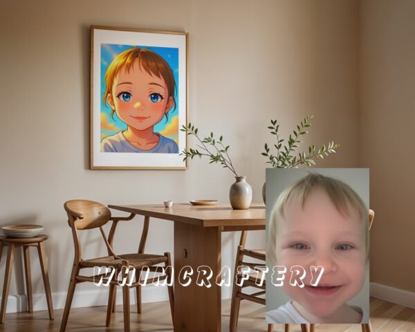 F7_7c_mockup Inspired Custom Anime Portrait from Photo | Personalized Digital Anime Drawing