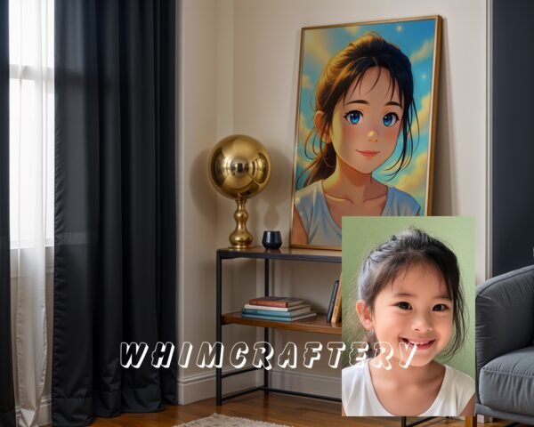 F7_8c_mockup Inspired Custom Anime Portrait from Photo | Personalized Digital Anime Drawing