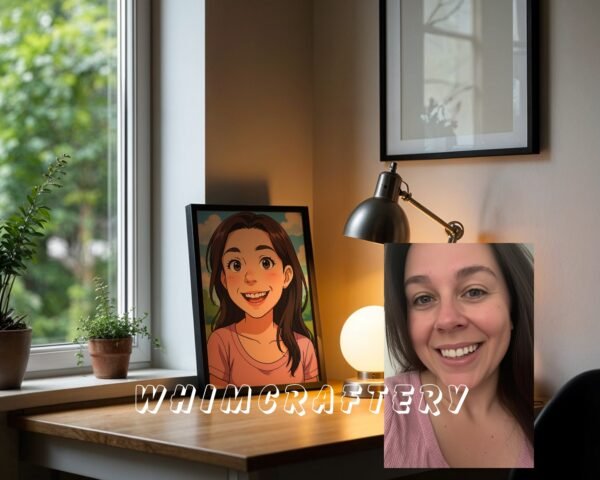 F8_5c_mockup Pastel Custom Anime Portrait from Photo | Personalized Digital Anime Drawing