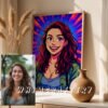 F9_1c_mockup Quirky Custom Anime Portrait from Photo | Personalized Digital Anime Drawing