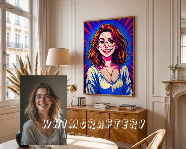 F9_5c_mockup Quirky Custom Anime Portrait from Photo | Personalized Digital Anime Drawing